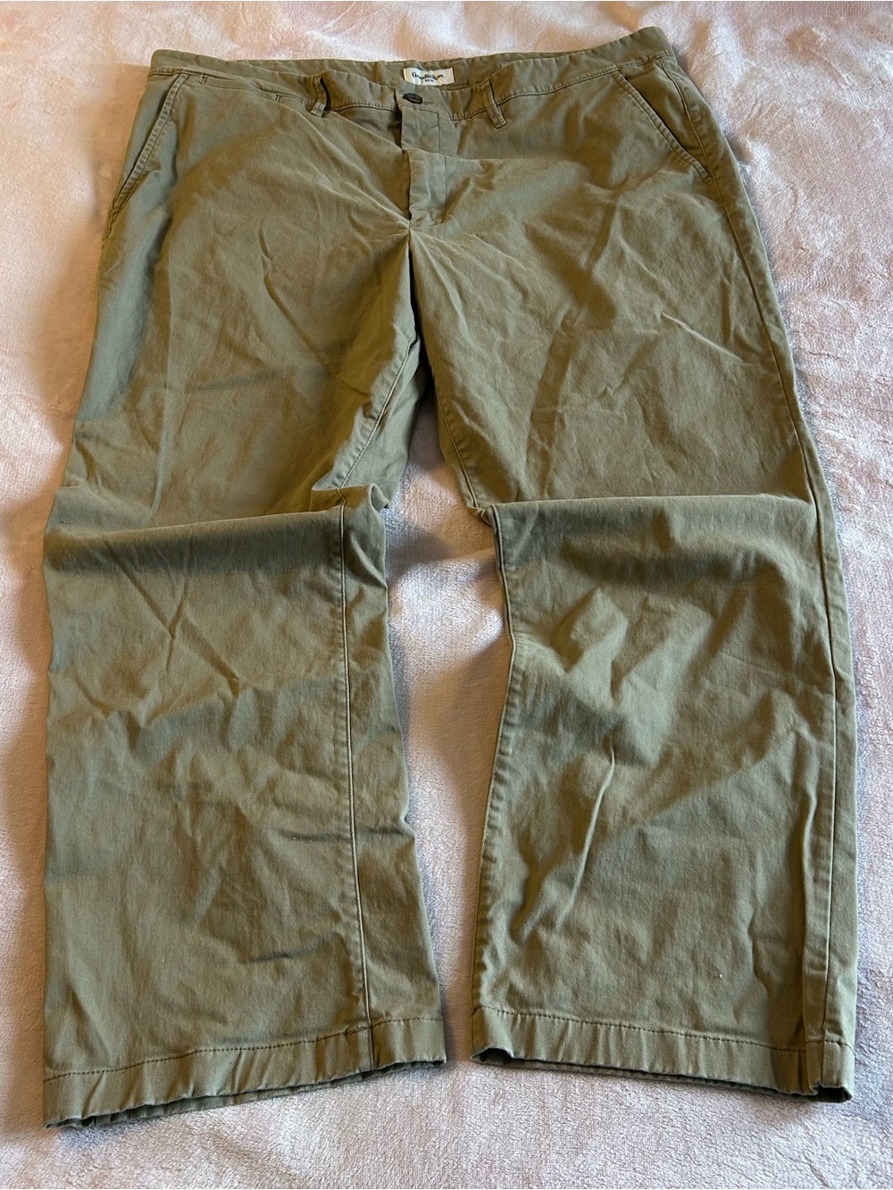 Goodfellow & Co Hennepin Chino straight fit tan pants size 42X30 preppy casual